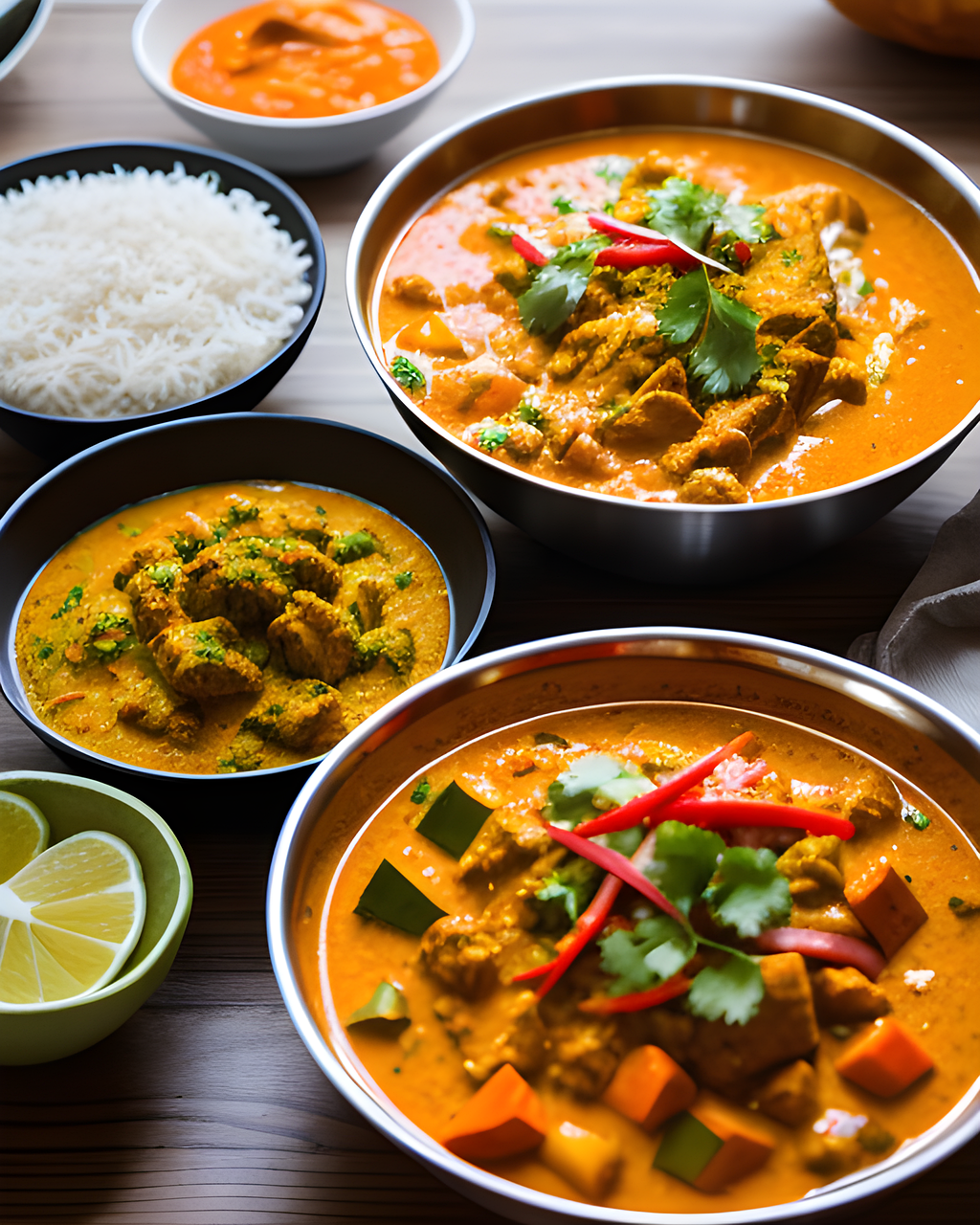 Choosing a takeaway Indian curry