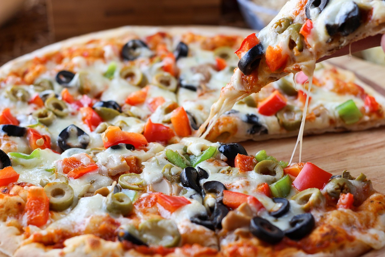 Choosing a takeaway pizza
